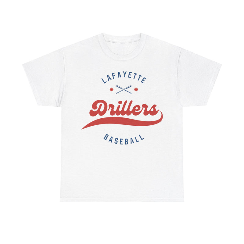 Load image into Gallery viewer, Lafayette Drillers Logo Louisiana Baseball Team T-shirt
