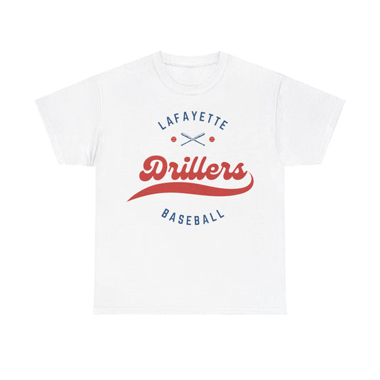 Lafayette Drillers Logo Louisiana Baseball Team T-shirt