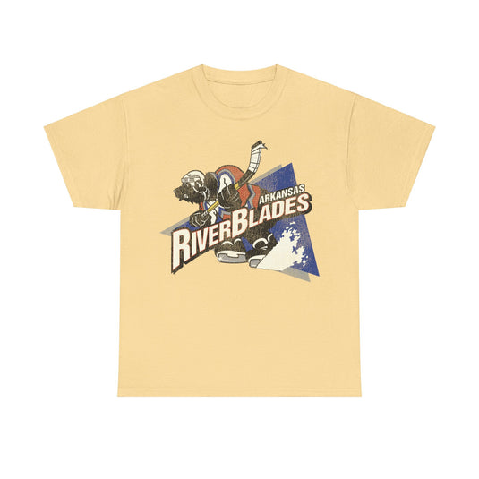 Arkansas Riverblades Logo Hockey Team T-shirt