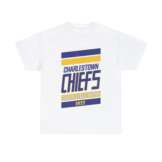 Charlestown Chiefs Slap Shot 1977 Hockey Nostalgic T-shir