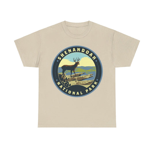 Shenandoah National Park Virginia Round Logo T-shirt