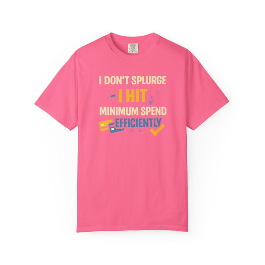 Minimum Spend Credit Card Bonus Point Miles Travel T-shirt