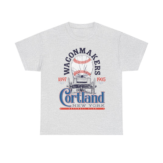 Cortland Wagonmakers Est 1897 New York Baseball T-shirt