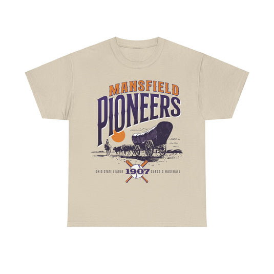 Mansfield Pioneers Est 1907 Ohio Baseball T-shirt