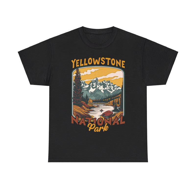 Load image into Gallery viewer, Yellowstone National Park Wyoming Poster Print T-shirt
