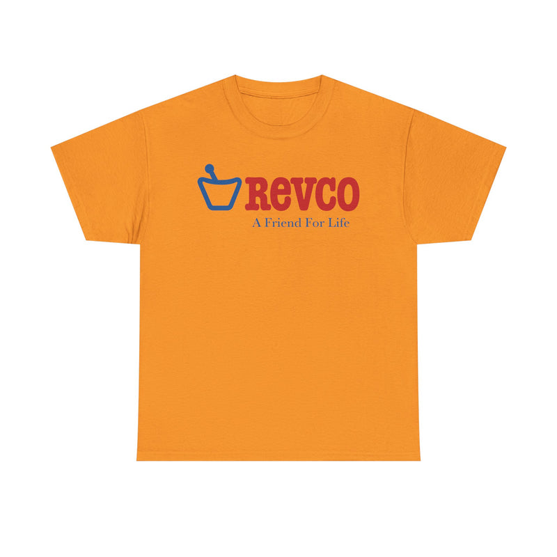 Load image into Gallery viewer, Revco A Friend For Life Defunct Pharmacy Chain T-Shirt
