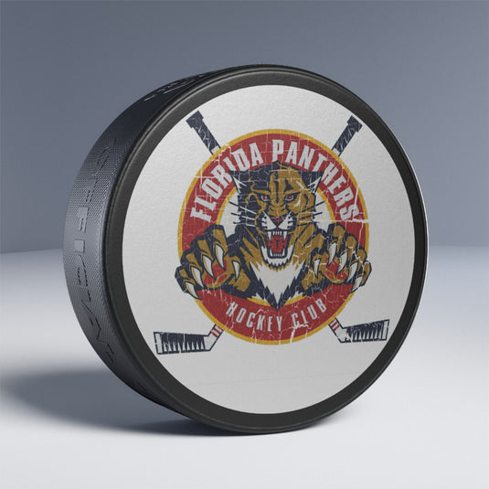 Florida Panthers Red Logo Hockey Puck