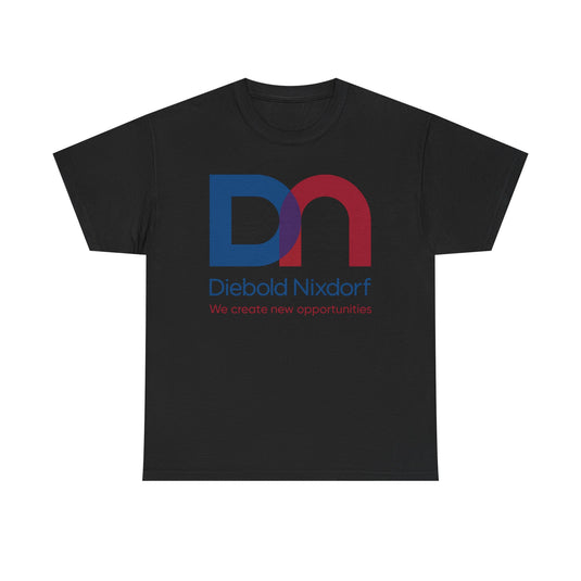Diebold Nixdorf T-Shirt - Bankrupt ATM Company Logo Tee - Financial Tech