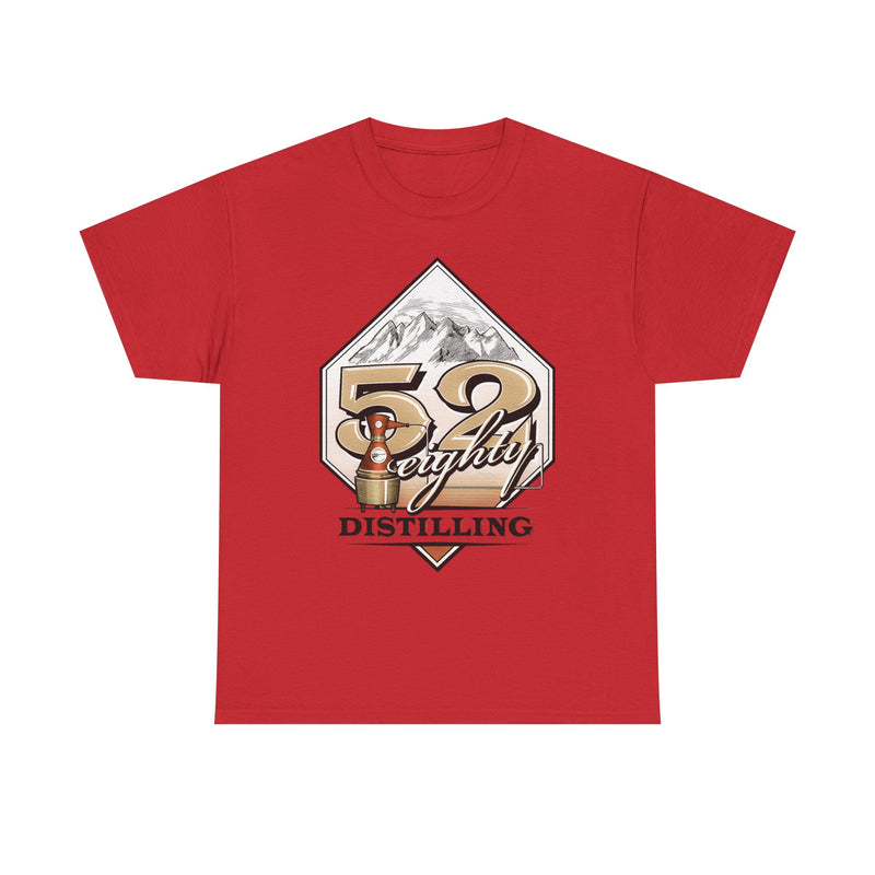 Load image into Gallery viewer, 52 Eighty Distilling T-Shirt - Bankrupt Spirits Industry Logo Tee
