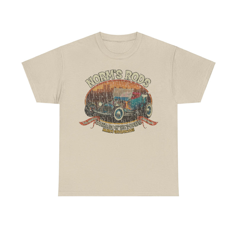 Load image into Gallery viewer, Norms Rods 1952 Car Distressed Print T-shirt
