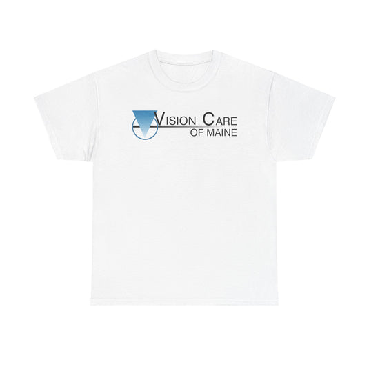 Vision Care of Maine T-Shirt Defunct Optometry Bankrupt Company Logo Tee