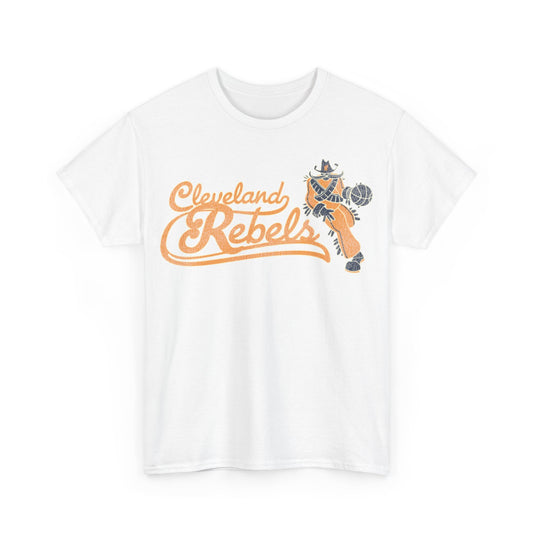 Cleveland Rebels Basketball Team Nostalgic Retro T-shirt