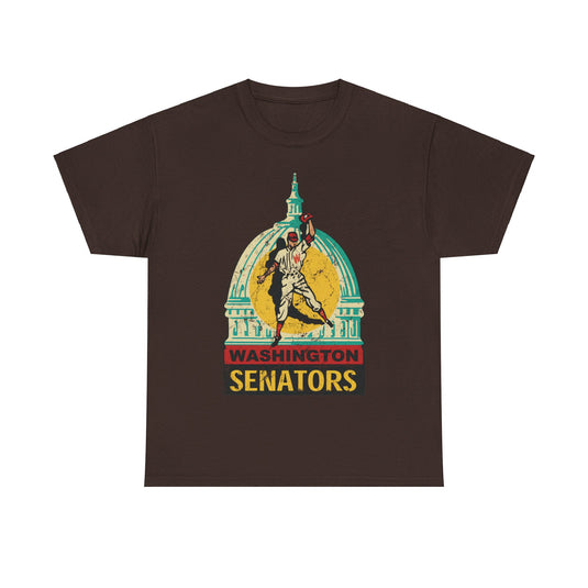 Washington DC Senators Capital Logo Baseball T-shirt