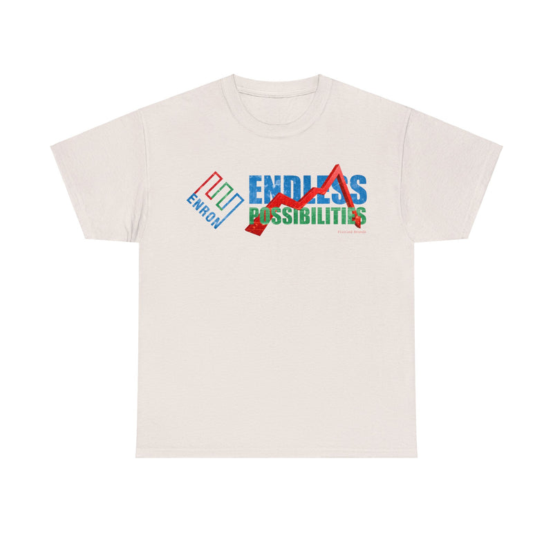 Load image into Gallery viewer, Enron Endless Possibilities Nostalgic Retro Throwback Logo T-shirt
