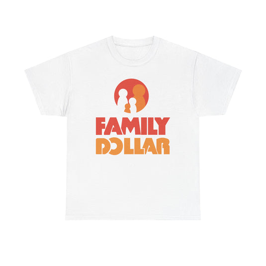 Family Dollar T-Shirt Discount Retail Store Vintage Logo Tee