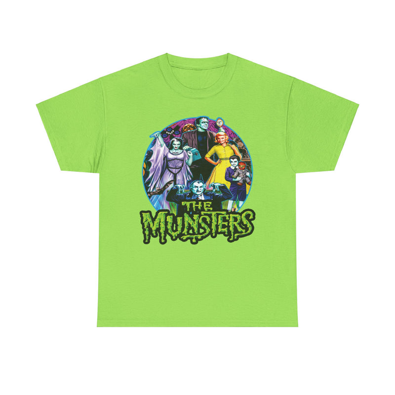 Load image into Gallery viewer, The Munsters 1964 Frankenstein Vampire Werewolf TV Show T-shirt
