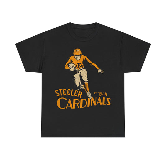 Steeler Cardinals Pennsylvania Pittsburgh Nostalgic Football T-shirt