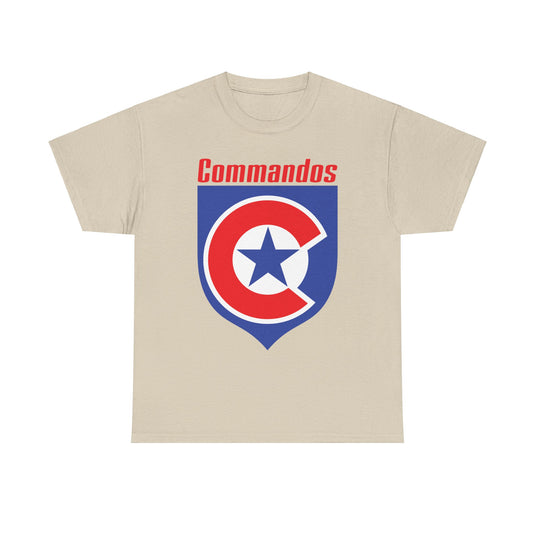 Maryland Commandos Arena Football League 1989 T-shirt