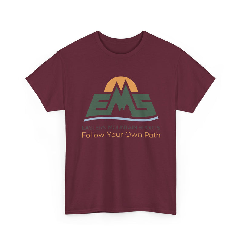 Load image into Gallery viewer, Eastern Mountain Sports T-Shirt Defunct Outdoor Retailer Follow Your Own Path Tee
