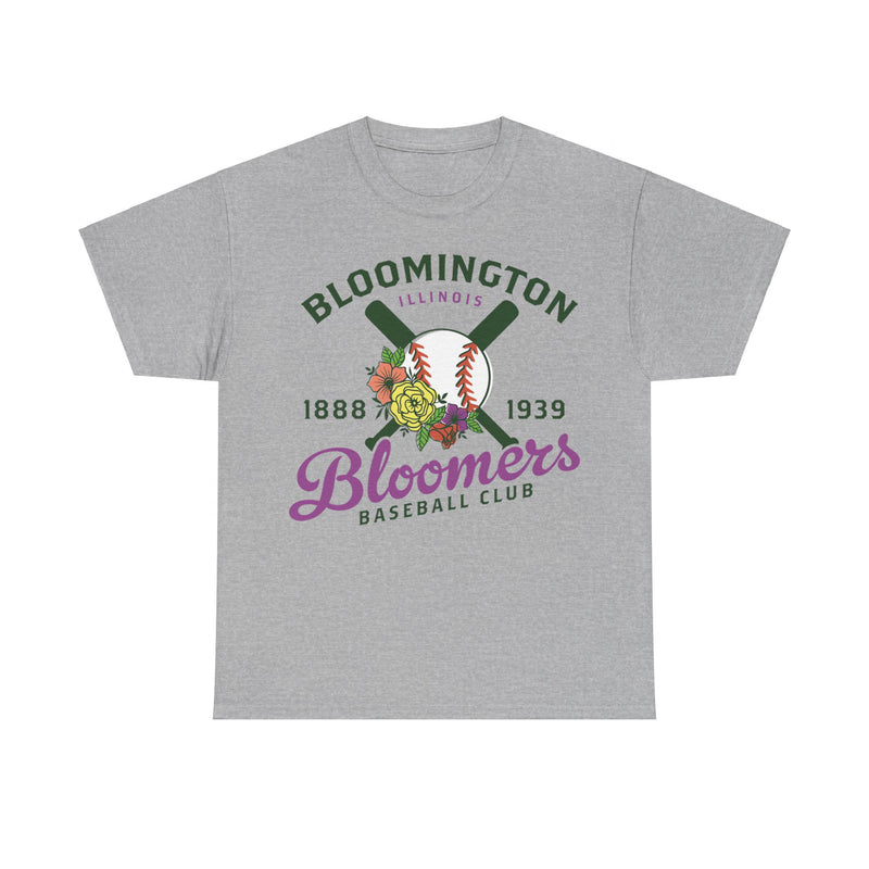 Load image into Gallery viewer, Bloomington Bloomers Est 1888 Illinois Baseball T-shirt
