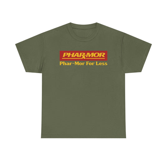 PharMor Phar-Mor For Less Pharmacy Drug Store Chain Nostalgic T-shirt