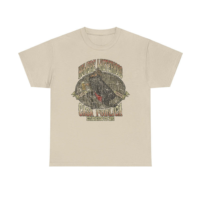 Load image into Gallery viewer, El Hombre Misterioso Taxco Mexico Restaurant T-shirt
