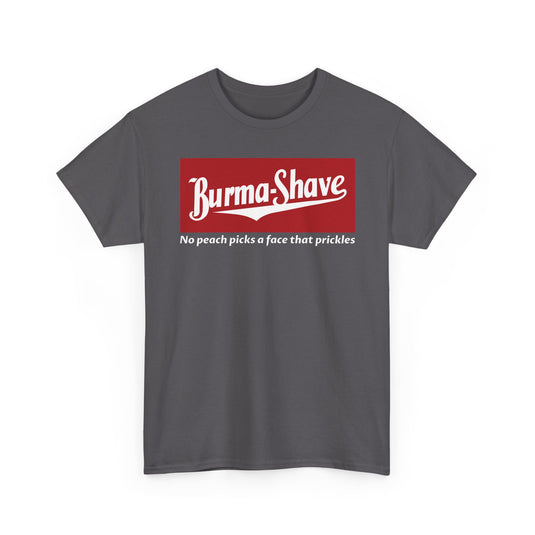 Burma-Shave Classic Red Logo Vintage Shaving Company Brand T-Shirt