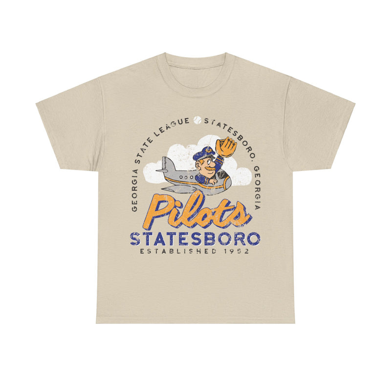 Load image into Gallery viewer, Statesboro Pilots Est 1952 Georgia Baseball T-shirt
