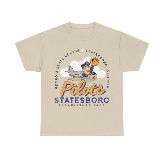 Statesboro Pilots Est 1952 Georgia Baseball T-shirt