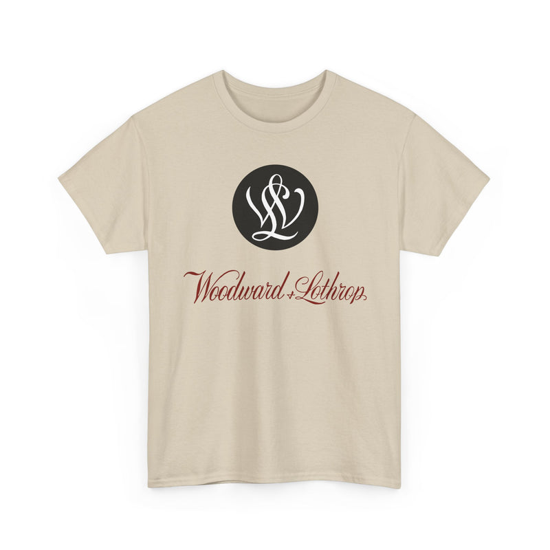 Load image into Gallery viewer, Woodward &amp; Lothrop Black Circle Monogram W&amp;L Department Store DC T-shirt
