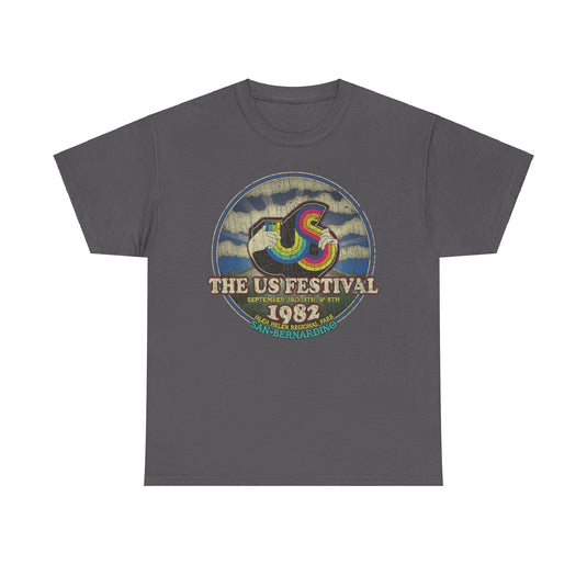 US Festival 1982 Glen Helen Music Technology Concert Festival T-shirt