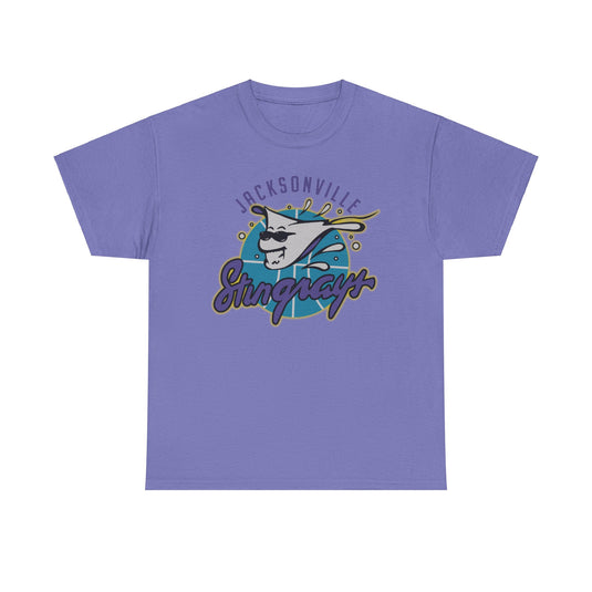 Jacksonville Stingrays Florida World Basketball League 1992 T-shirt