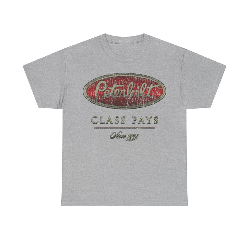 Load image into Gallery viewer, Peterbilt Class Pays 1939 Trucking Nostalgic T-shirt
