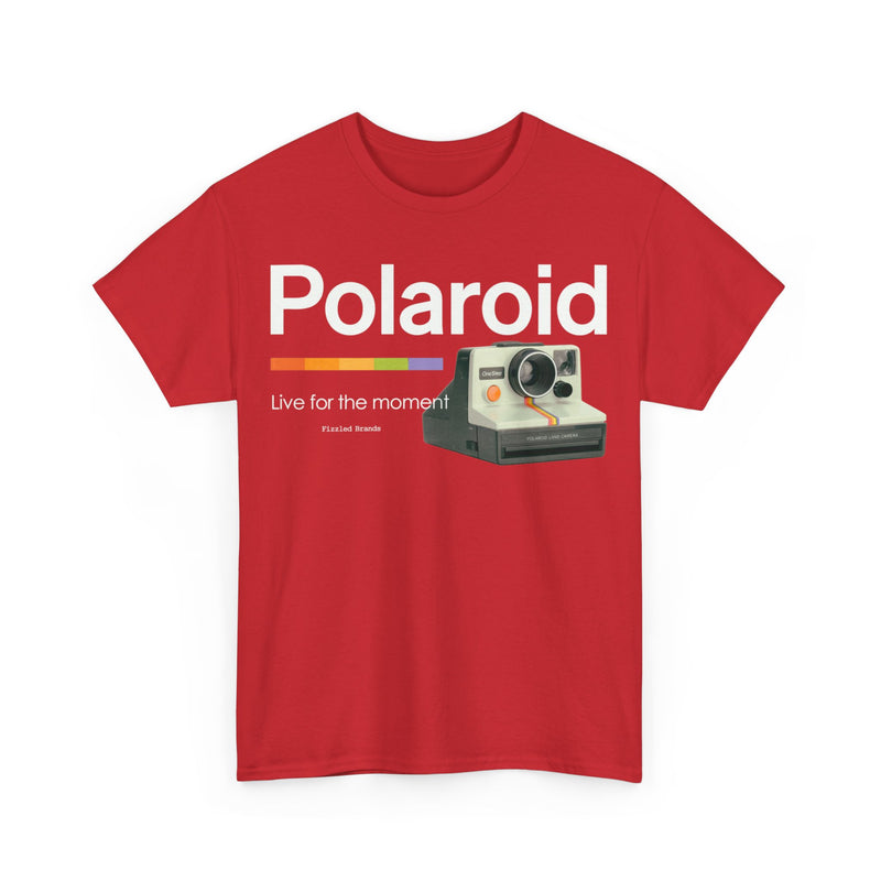 Load image into Gallery viewer, Polaroid &quot;Live for the Moment&quot; Commemorative T-Shirt
