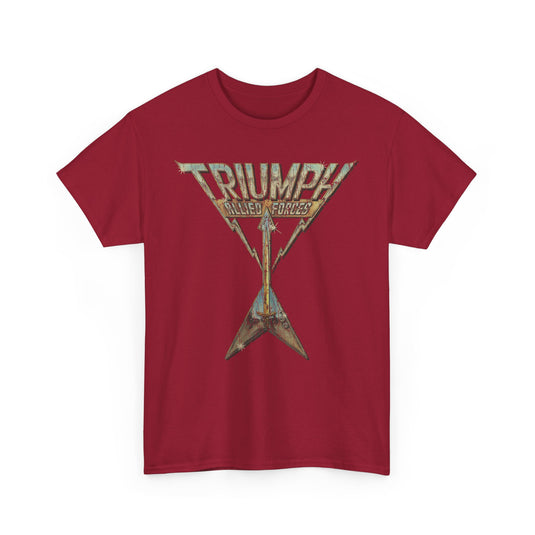 Triumph Allied Forces Canadian Music Rock Band T-shirt