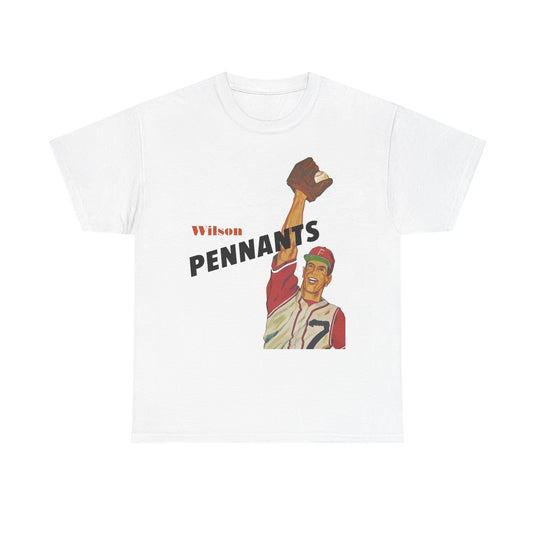Wilson Pennants Baseball 1973 North Carolina T-shirt