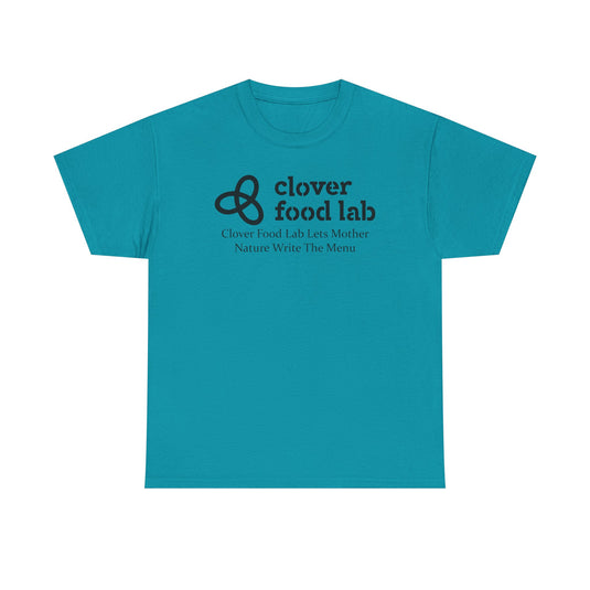 Clover Food Lab T-Shirt - Restaurant Chain Logo Tee - Vegetarian