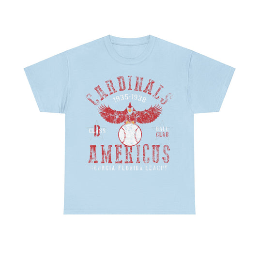 Americus Cardinals Est 1935 Georgia Baseball T-shirt