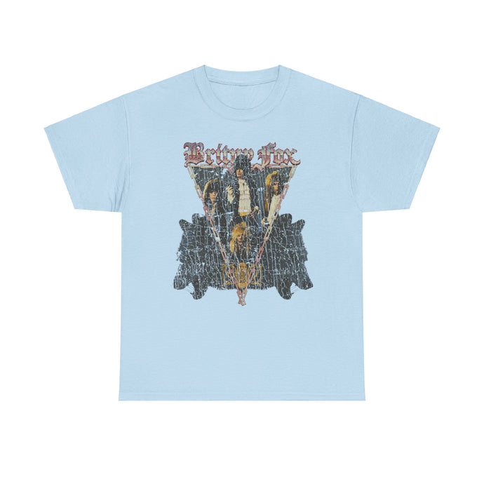 Rock Revolution Britny Fox 1989 Rock Band T-shirt