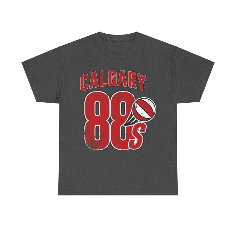 Load image into Gallery viewer, Calgary 88s Canada Red Logo Basketball Team T-shirt
