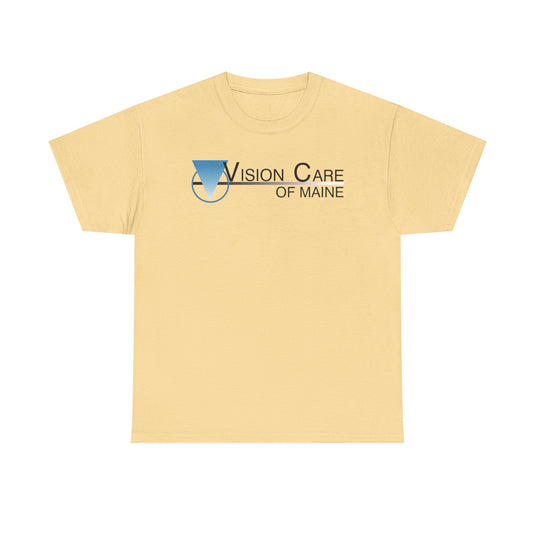 Vision Care of Maine T-Shirt Defunct Optometry Bankrupt Company Logo Tee