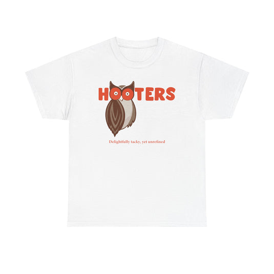 Hooters T-Shirt Bankrupt Restaurant Chain Vintage Logo Tee