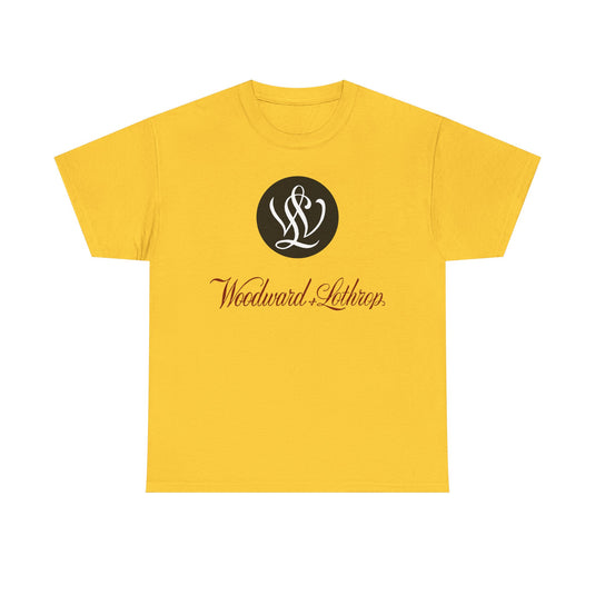 Woodward & Lothrop Black Circle Monogram W&L Department Store DC T-shirt