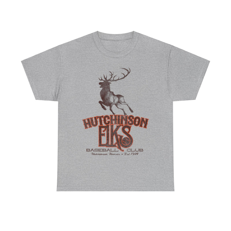 Load image into Gallery viewer, Hutchinson Elks Nostalgic Retro Baseball Team T-shirt
