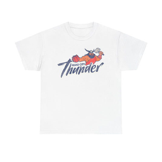 Quad City Thunder Basketball Team Nostalgic Retro T-shirt