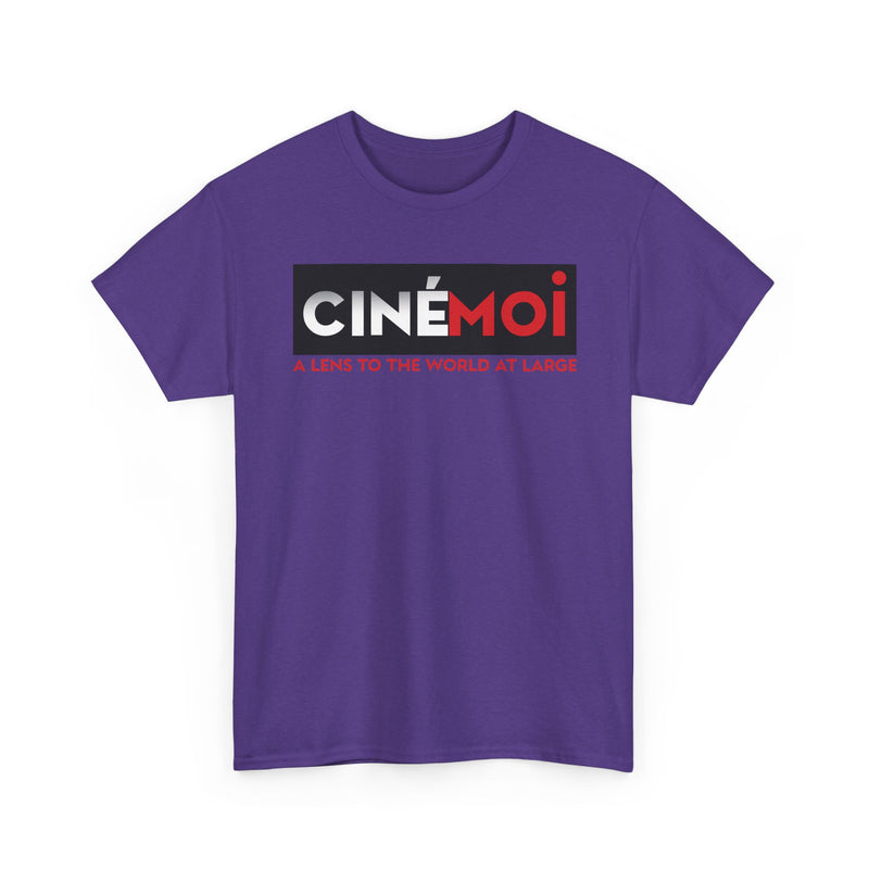 Load image into Gallery viewer, Cinemoi A Lens To The World At Large Logo Graphic T-Shirt Rare Defunct Brand Tee
