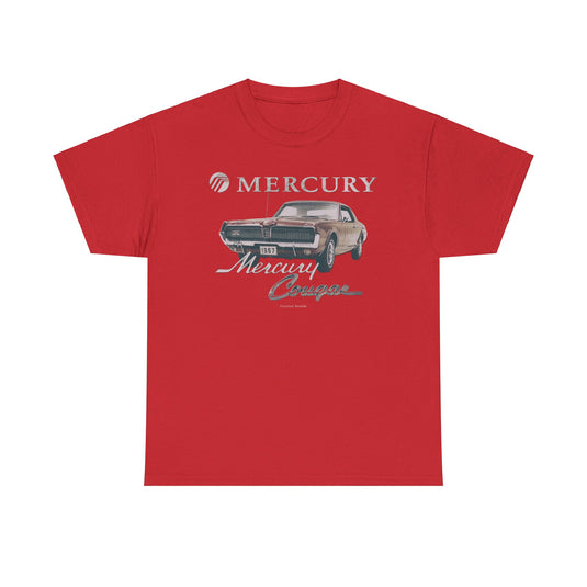 Mercury Cougar Classic Car Nostalgic Tribute T-shirt