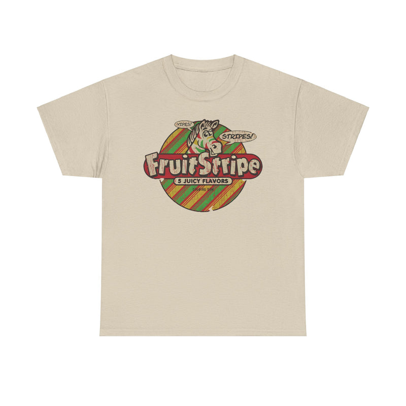Load image into Gallery viewer, Fruit Stripe 1960 Yipes Stripes Flavor Chewing Gum Zebra T-shirt
