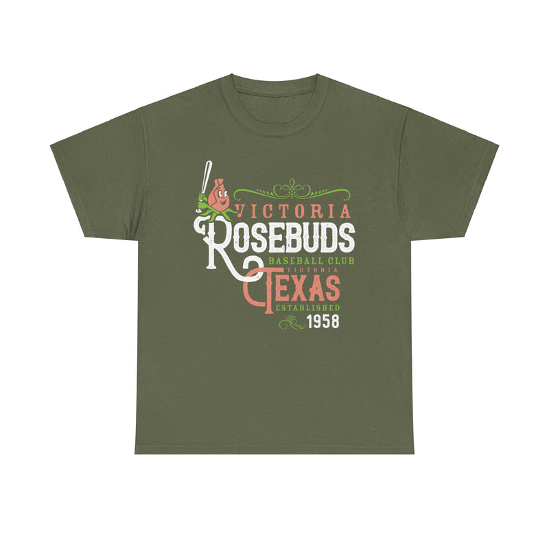 Load image into Gallery viewer, Victoria Rosebuds Texas Baseball Team T-shirt
