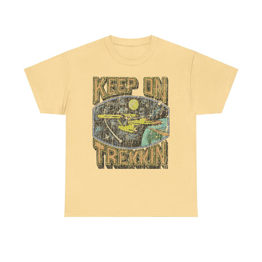Keep on Trekkin Retro Nostalgic Star Trek T-shirt